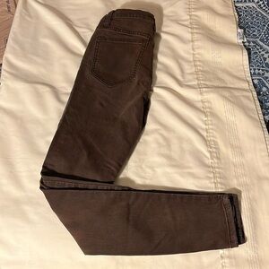 Free People Skinny Jeans Size 24, Brown.